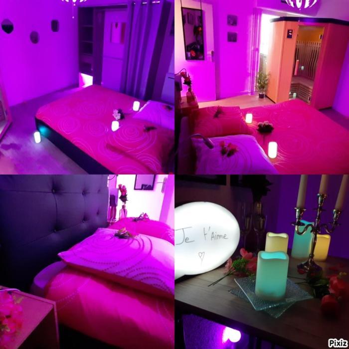 Luxe Sauna Privatif Et Grand Bain Jacuzzi A Deux A Biscarosse Plage Pour Nuit Romantique Avec Decoration Led Et Bougies ビスカロッス エクステリア 写真